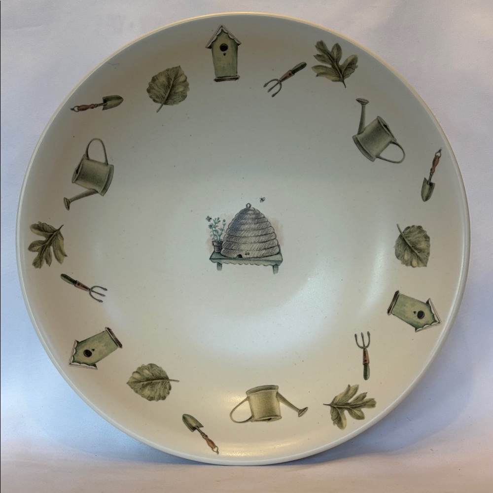 VINTAGE!PORFOLIO BY PFALTZGRAFF NATUREWOOD PASTA CHIPS SERVING DISPLAY DISH TRAY - Picture 2 of 7